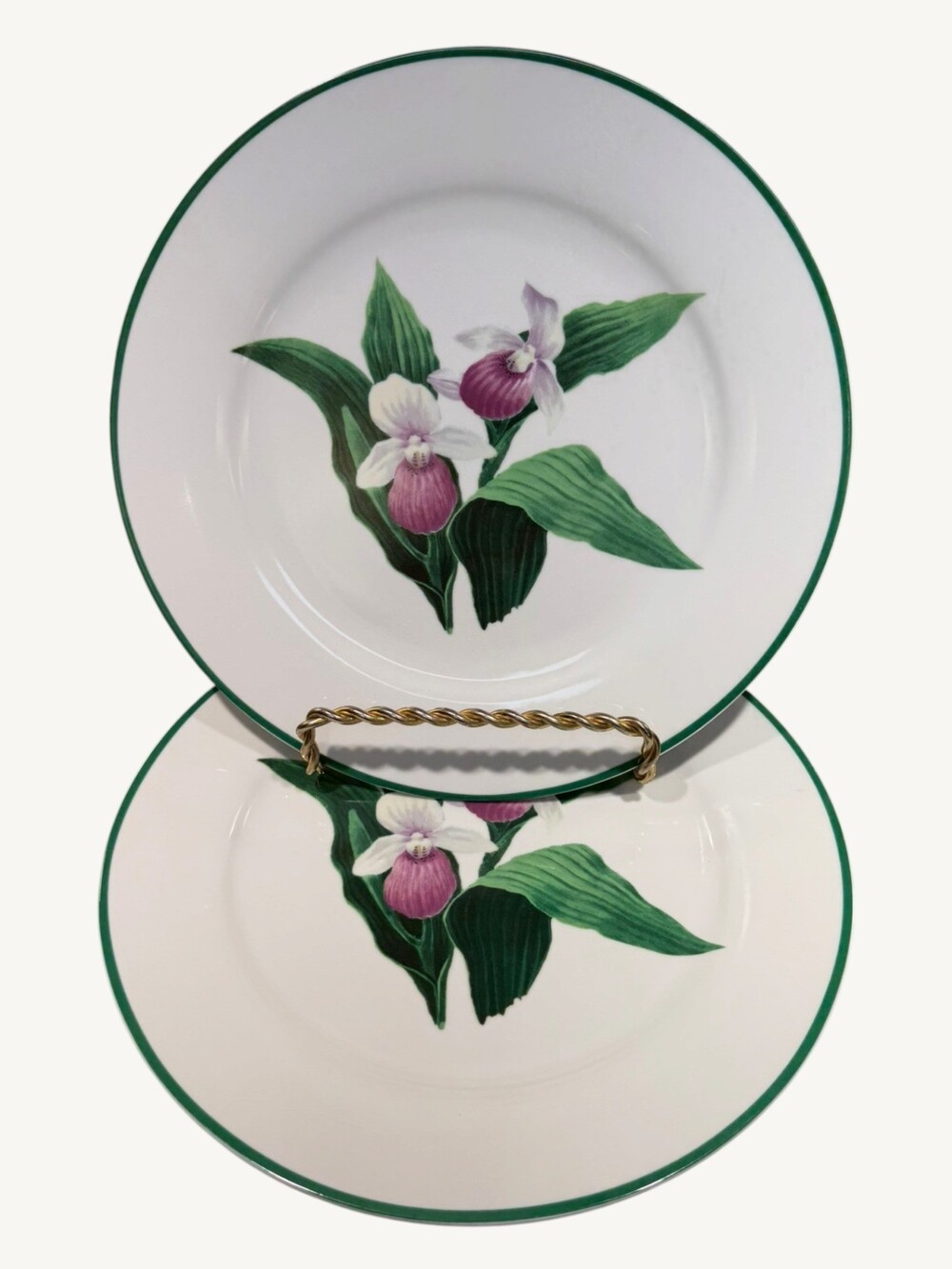 National Wildlife Federation American Wildflowers Trillium 10.75" Dinner Plates-